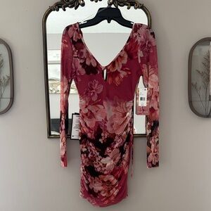 Emerald Sundae Pink Floral Long Sleeve Dress